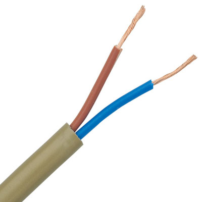 CCTV_Power_Cable,کابل,کابل برق,کابل برق 2*1 افشان با روکش PVC برای دوربین مداربسته